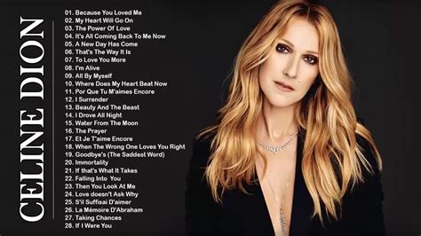 Celine dion songs